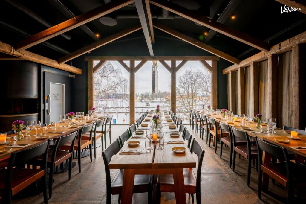 The Viking Museum Restaurang Eld, en spännande festlokal vid vattnet med vikingatema på Djurgården.